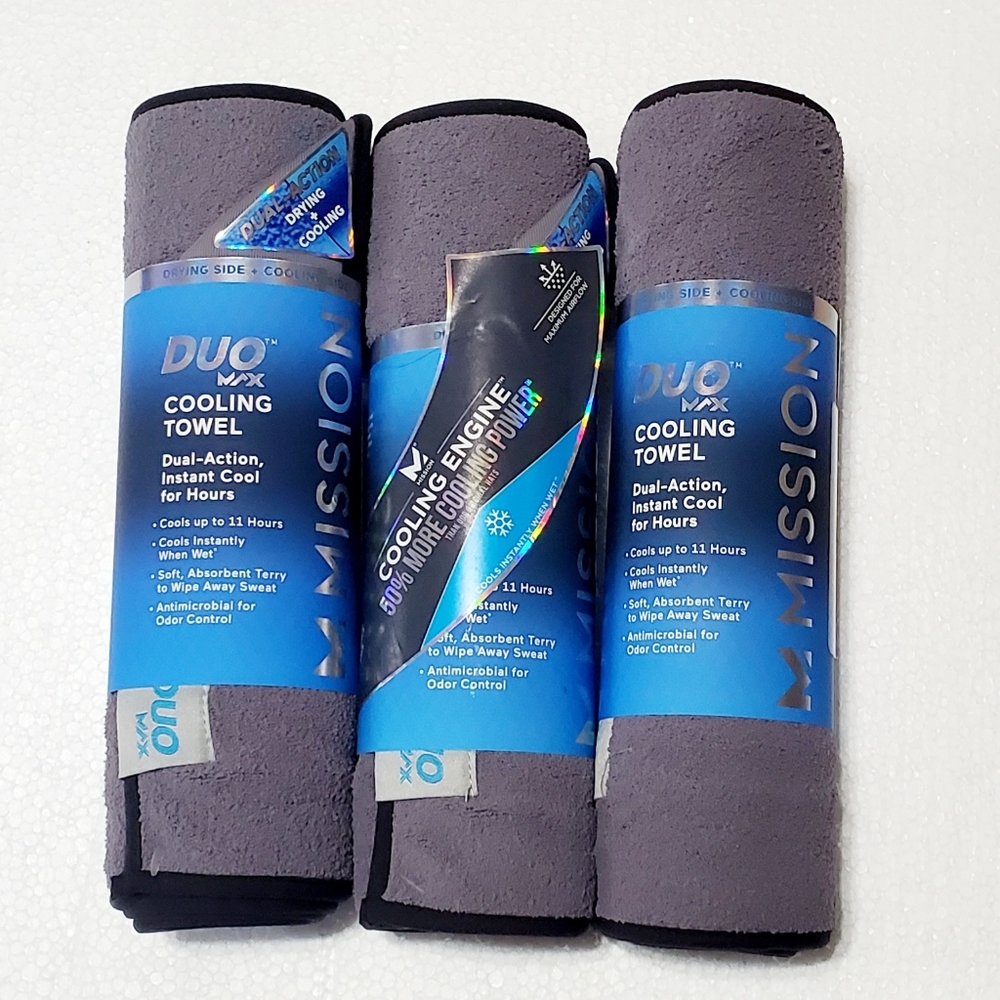 Mission Cooling Duo Max Towel Dual Sided Towel.